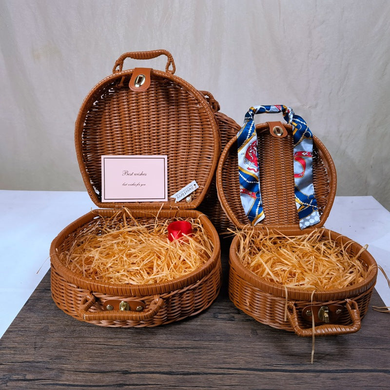 Damen stilvolle geflochtene Handtasche Brehn