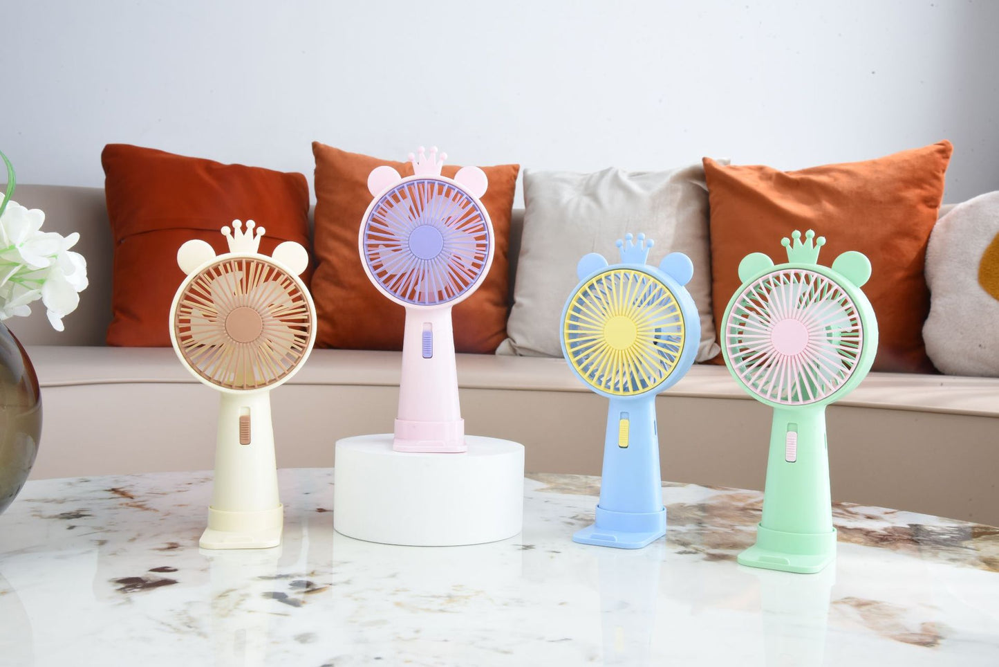 Damen Tragbarer Handventilator mit lustigem Tierdesign Brehn