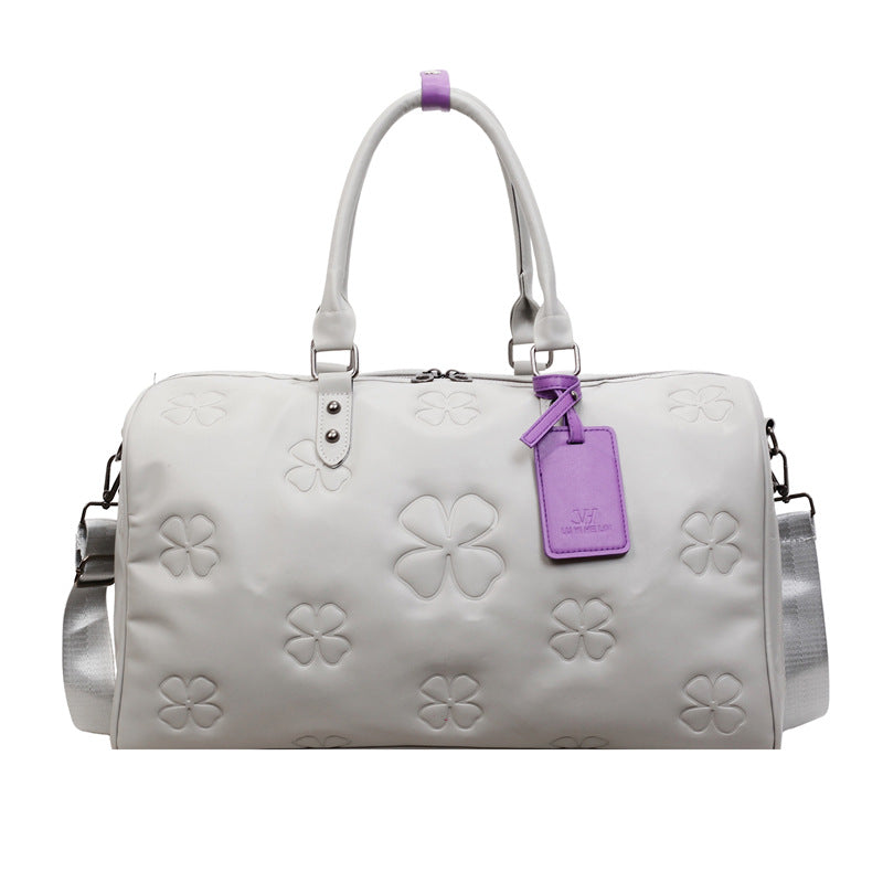 Stylische geprägte Reisetasche