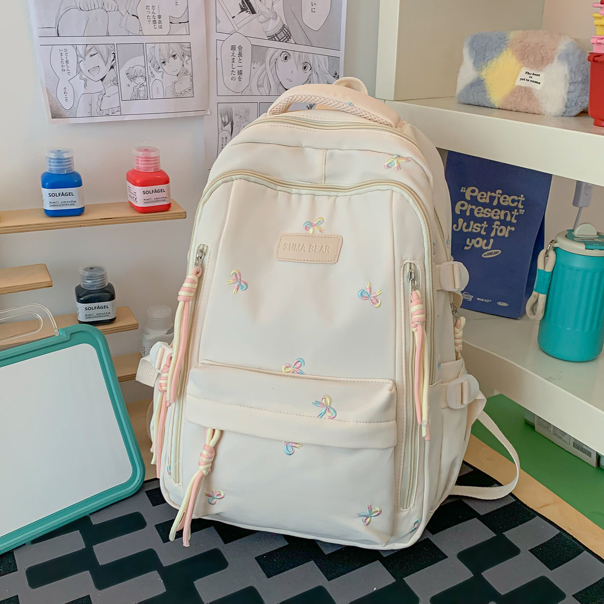 Stylische Bestickte Schulrucksack Brehn