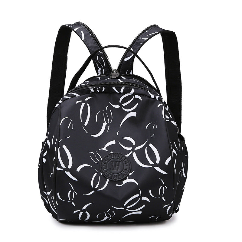 Geometrisch gemusterter Rucksack Brehn