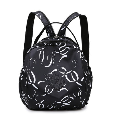 Geometrisch gemusterter Rucksack Brehn