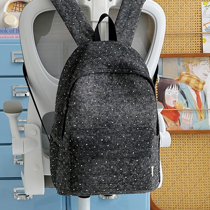 Lässiger leichter Rucksack mit gepunktetem Design Brehn