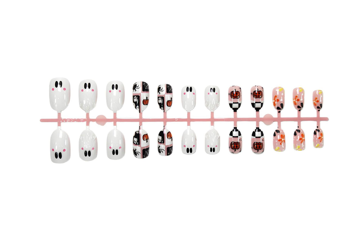 Kunstnagelset mit saisonalen Halloween Motiven Brehn