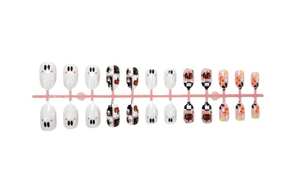 Kunstnagelset mit saisonalen Halloween Motiven Brehn