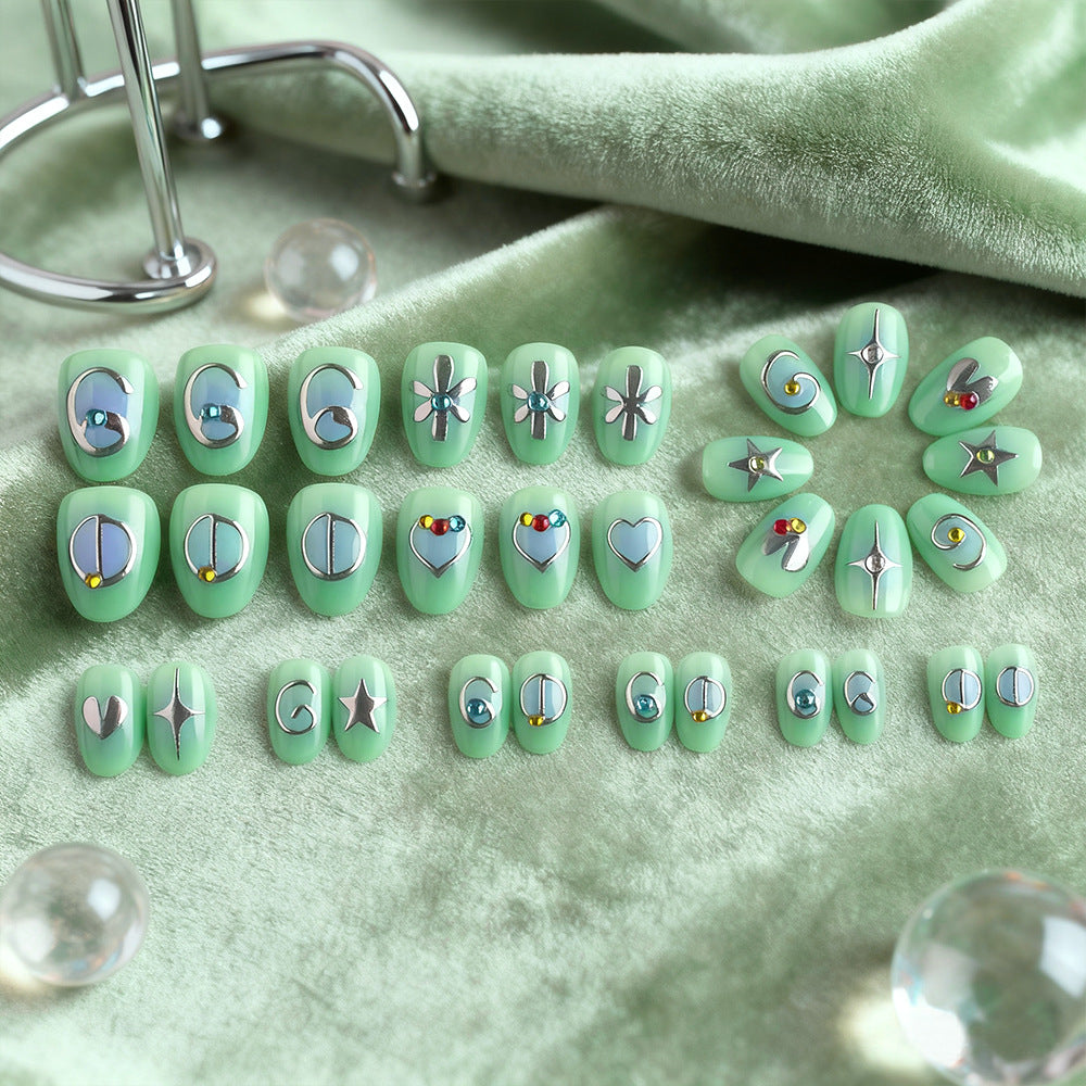 Künstlerisch Verziert Nagelkunst Brehn