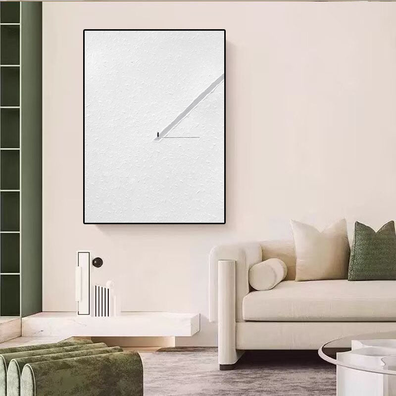 Minimalistische Texturierte Relief Leinwandkunst