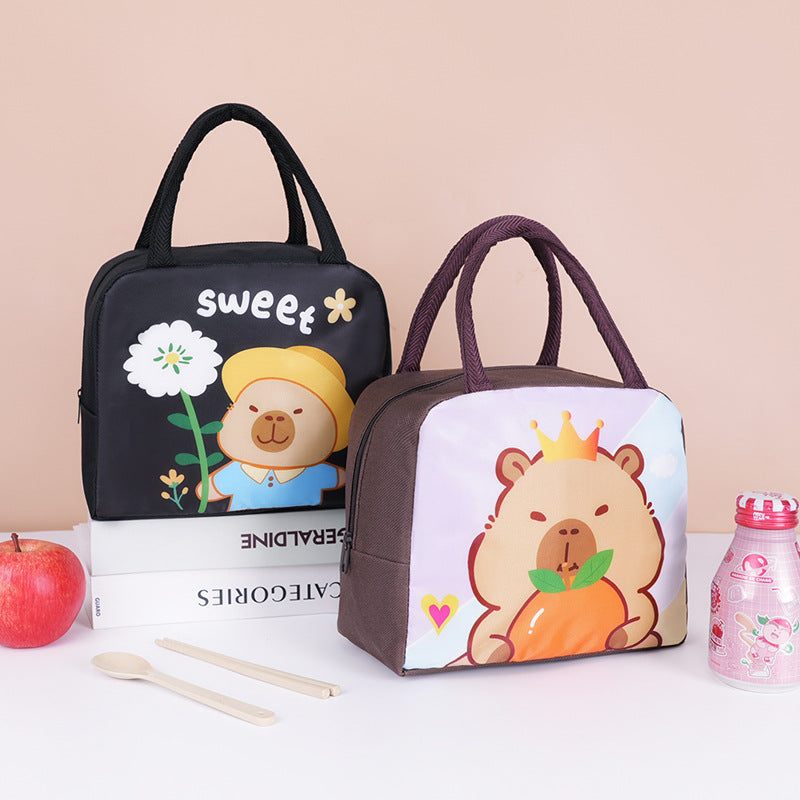 Niedlicher Cartoon Isolierte Lunch Tasche Brehn
