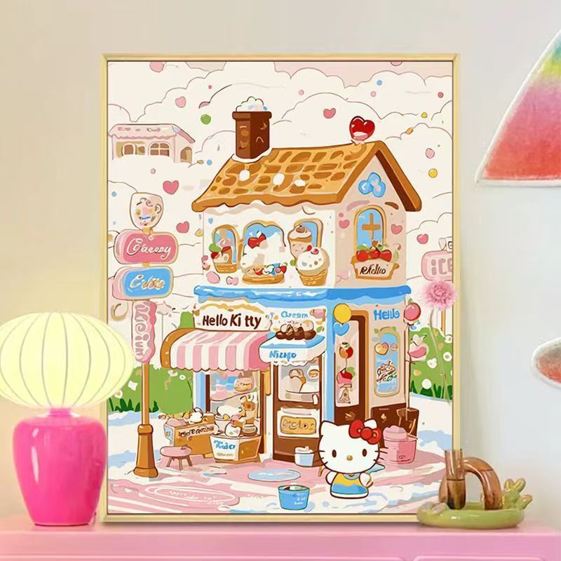 Niedliches bäckerei-themed Wandkunstdruck Brehn