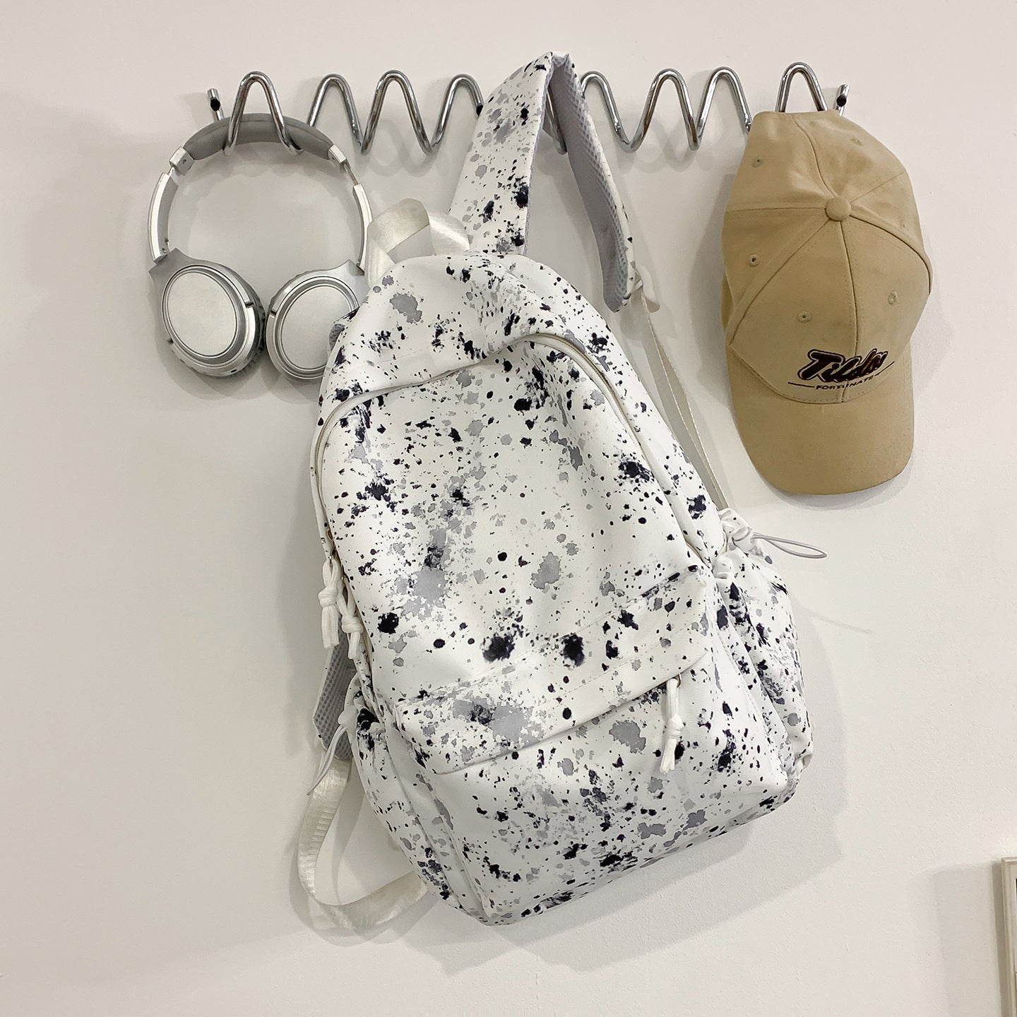 Künstlerisch Splash-Muster Rucksack Brehn