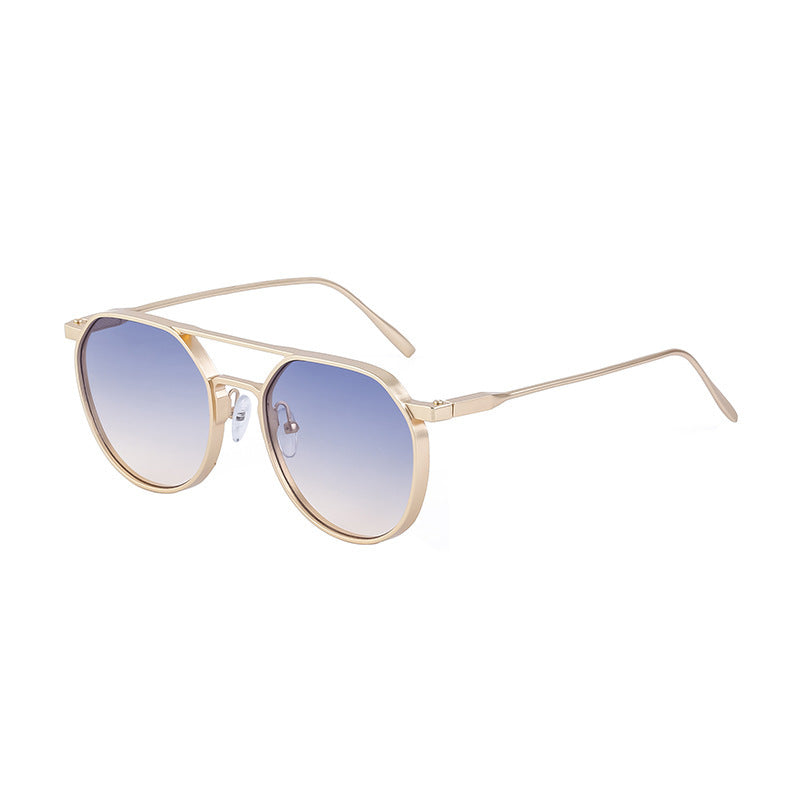 Damen modische Sonnenbrille im stilvollen runden Design Brehn