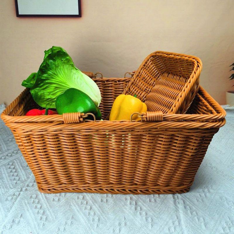 Brehn Rattan Aufbewahrungskorb