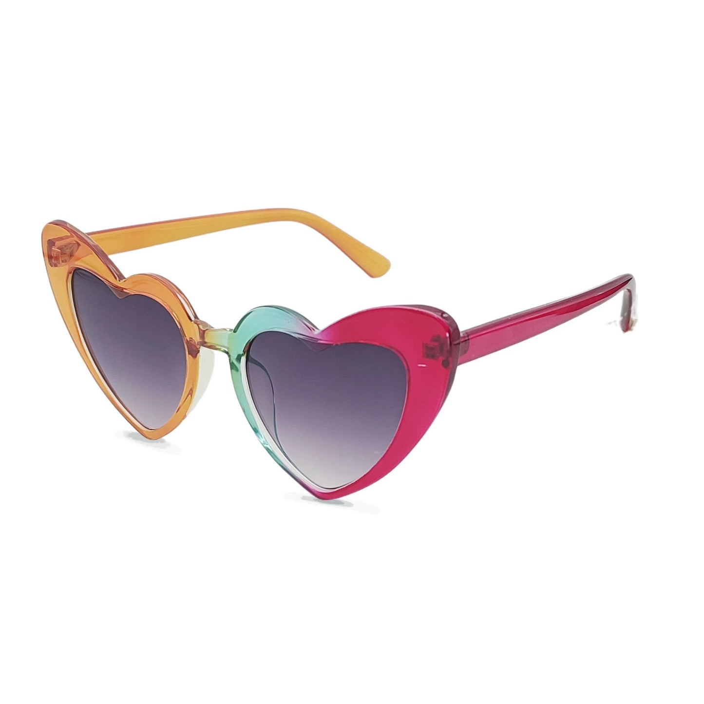 Damen Herzförmige Sonnenbrille mit UV-Schutz und hochwertiger Folienverarbeitung Brehn