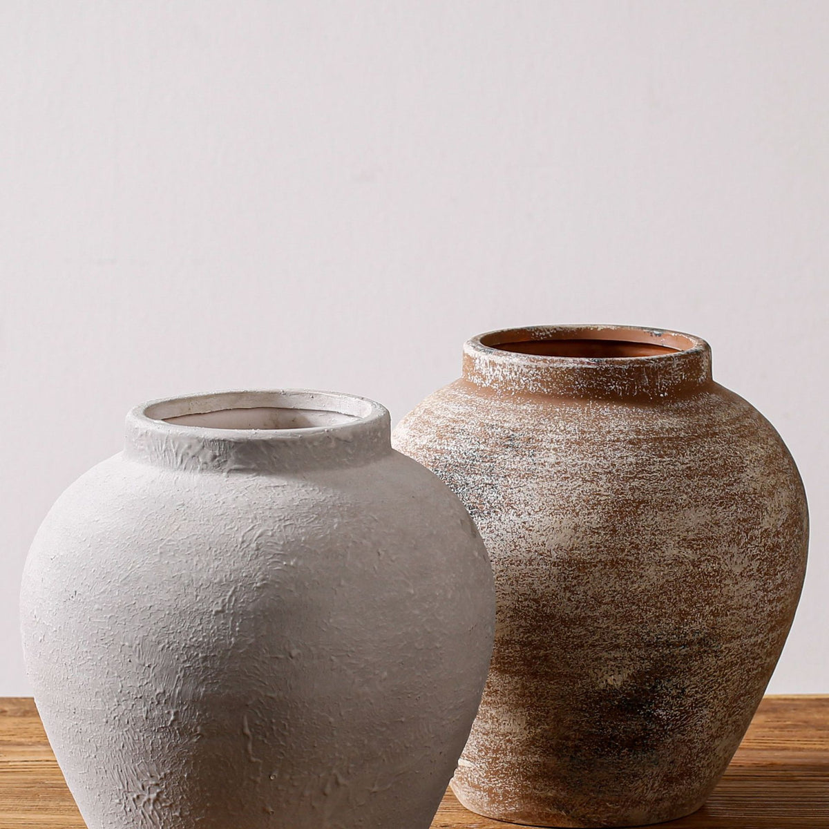 Handgefertigte Terrakotta Vase Brehn