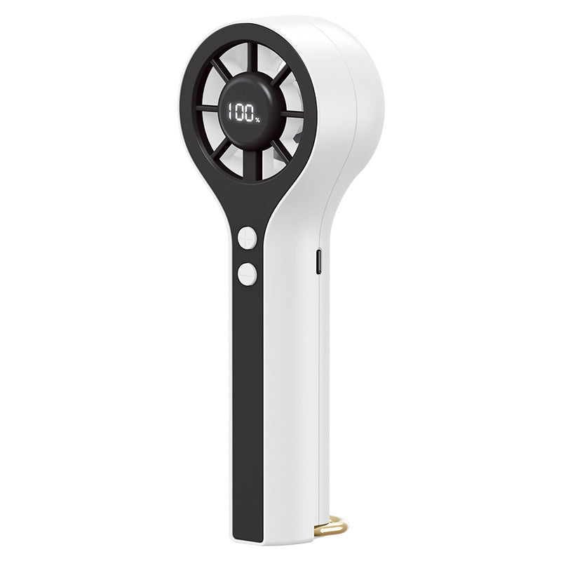Unisex Tragbarer Handventilator mit LCD-Display und ergonomischem Design Brehn