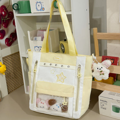 Transparente Taschen-Rucksack Brehn