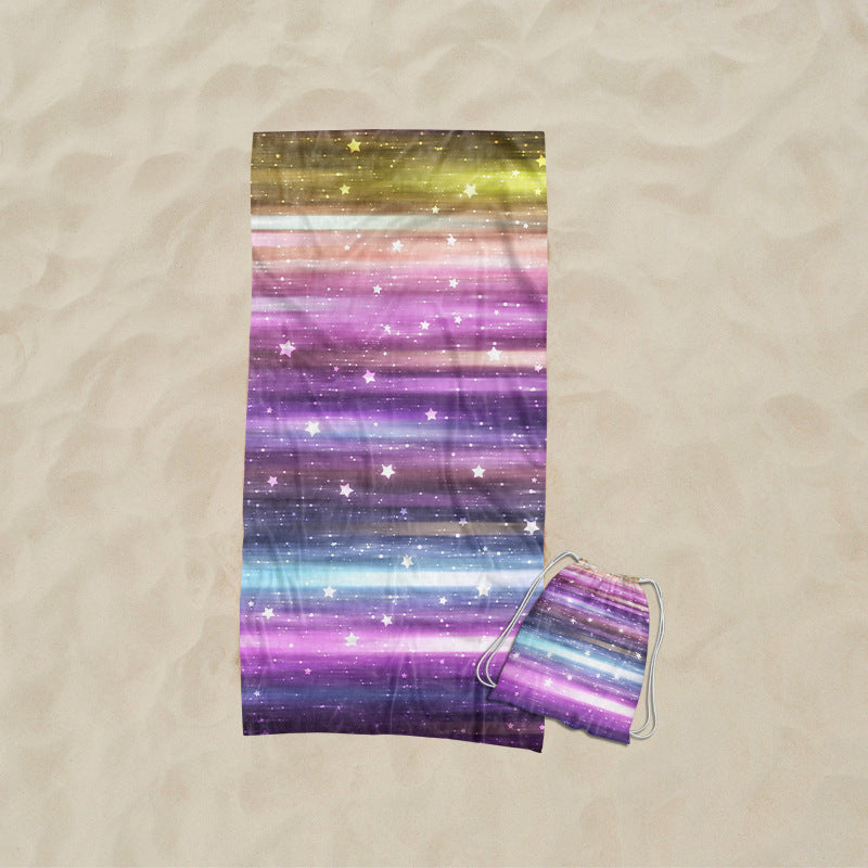 Strandtuch mit kunstvollem Wellendesign Brehn