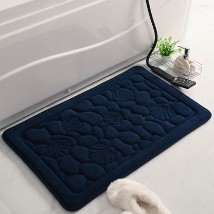 Küstenkiesel Design Badezimmermatte Brehn