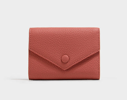 Strukturiertes Leder Kartenhalter Wallet