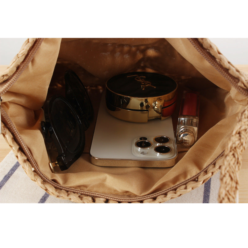 Handtasche Aus Feinem Makramee mit Quastenverzierung Brehn