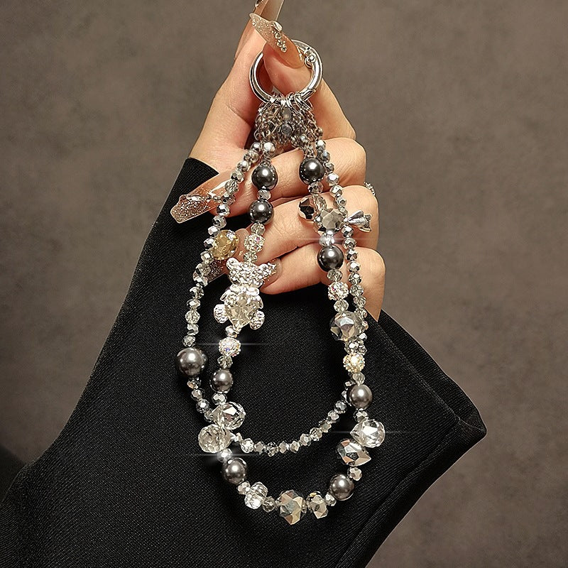 Elegante Perlen Charm Brillenband Brehn
