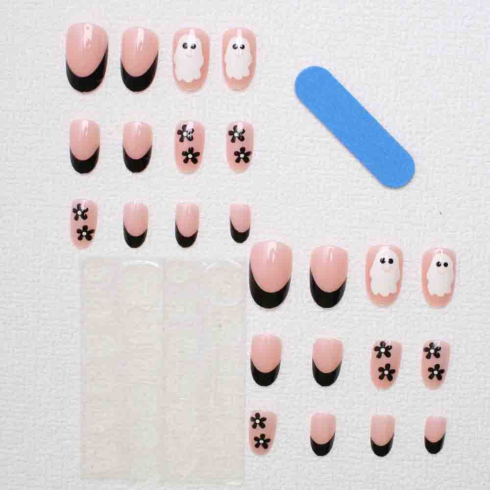 Künstlerische Halloween-Themen Presse-Nagelkunst Brehn