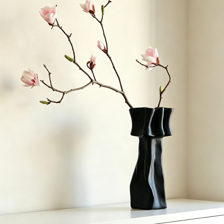 Abstrakte skulpturale dekorative Vase
