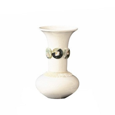 Dekorativer Seilrand Tonvase