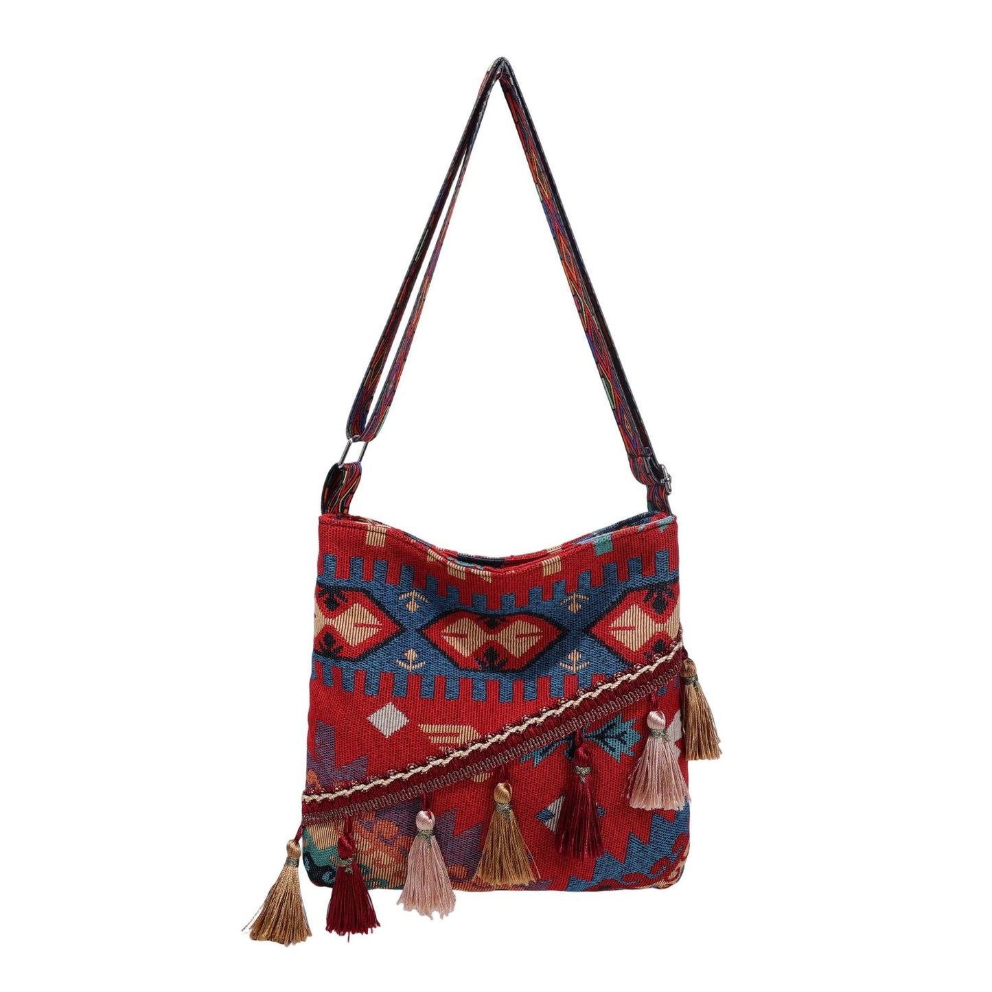 WoBohemian Stil Bestickte Schultertasche Brehn