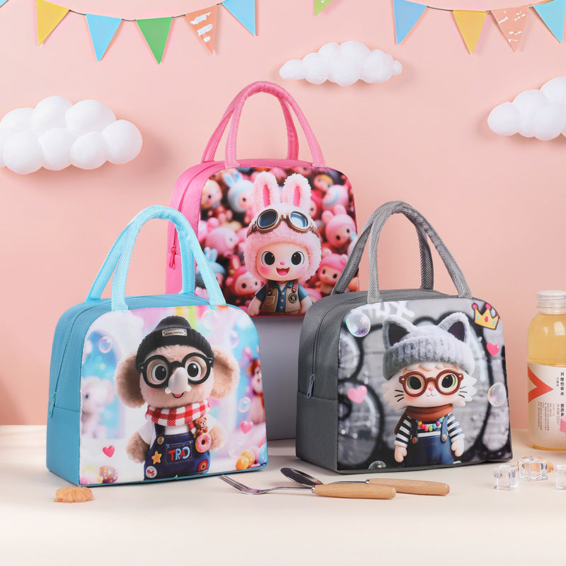 Fun Character Isolierte Lunch Tasche Brehn