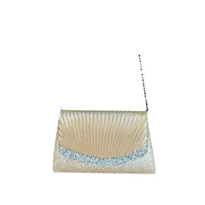 Faltete Satin Abend-Clutch
