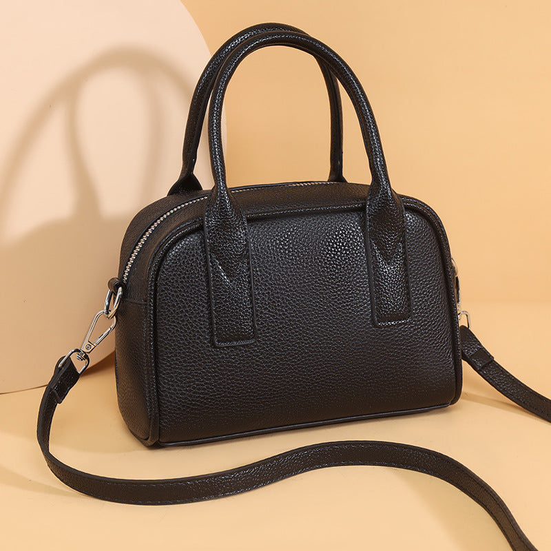 Texturiertes Leder Mini Handtasche Brehn