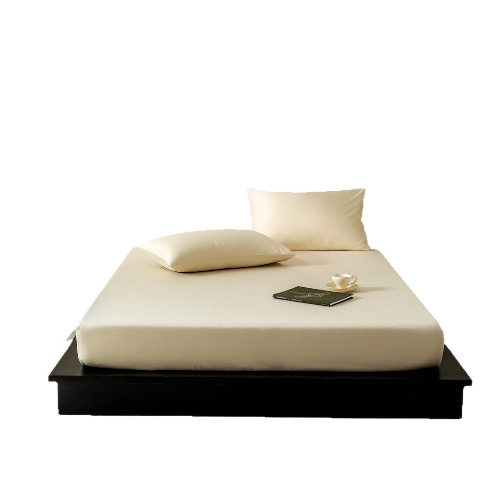 Spannbettlaken-Set aus seidig-glatter Satin-Mikrofaser mit extra tiefem Steg