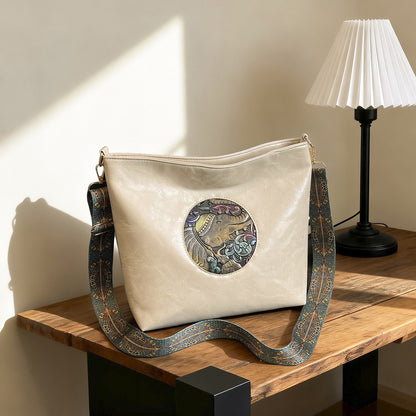 Artisan Leder Schultertasche