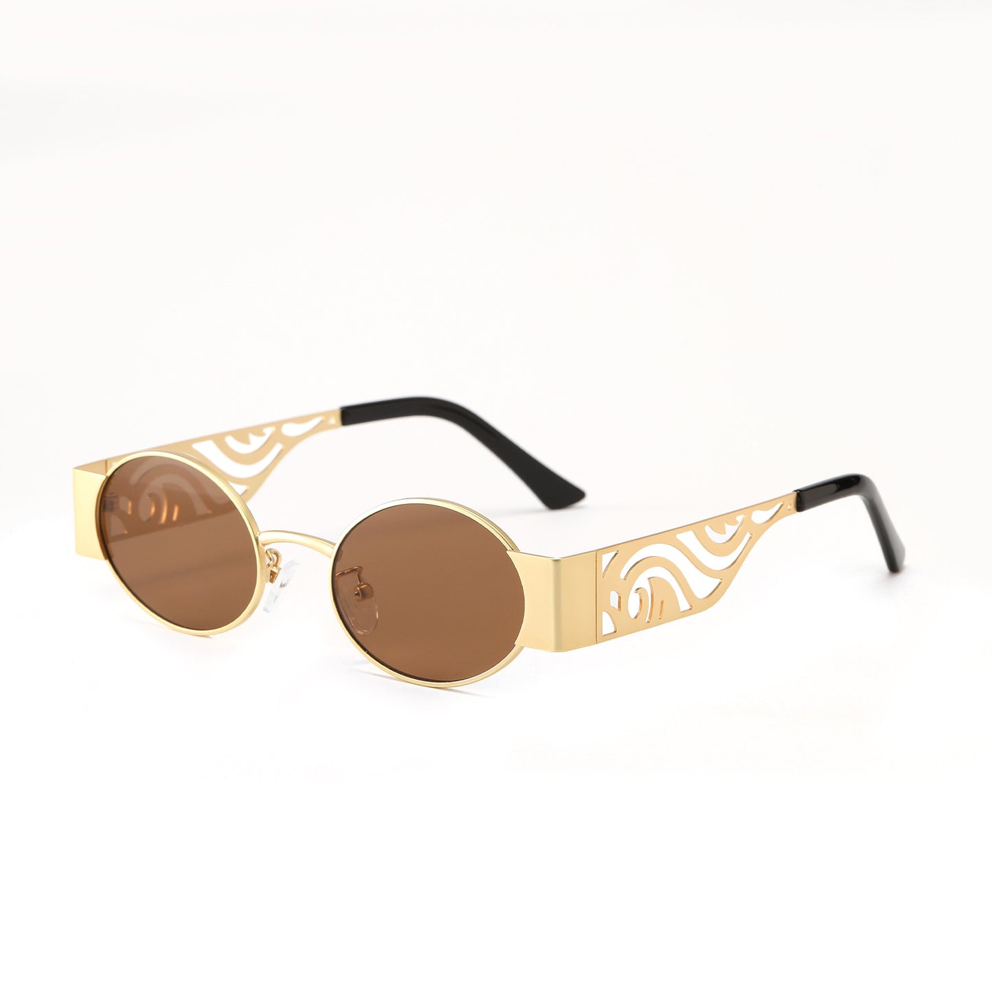 Damen modische runde Sonnenbrille mit außergewöhnlichem Design Brehn