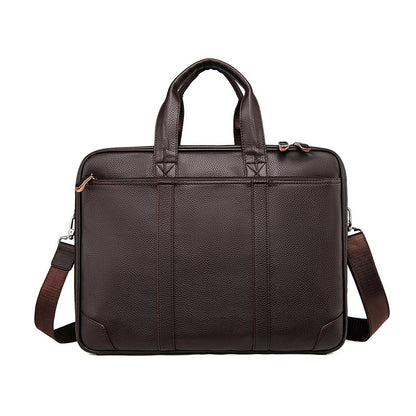 Klassische Leder Business Laptop Aktentasche Brehn