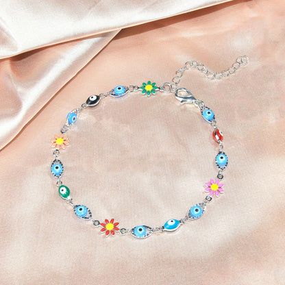 Farbenfrohes bösen Blick Charm Armband Brehn 1788164354