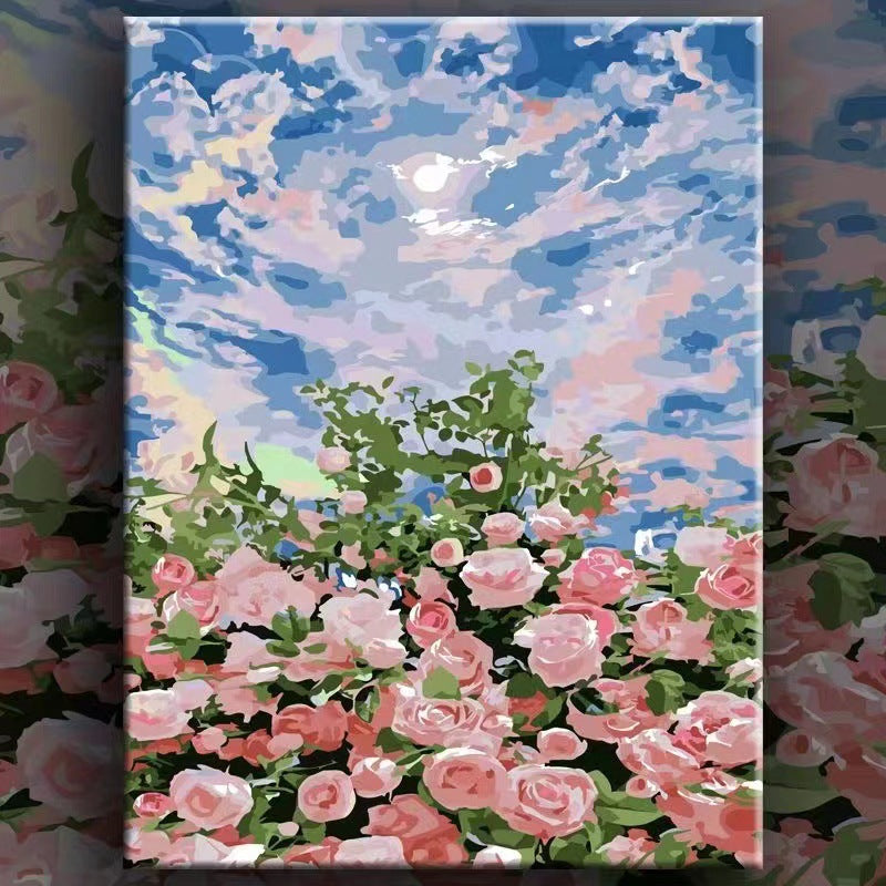 Floral Landscape Leinwandkunst Brehn