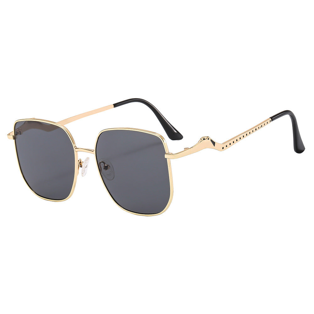 Damen quadratischeDesigner-Sonnenbrille mit dekorativen Akzenten Brehn