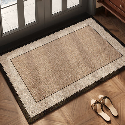 Elegante Fischgräten-Design Eingangsmatte für Zuhause