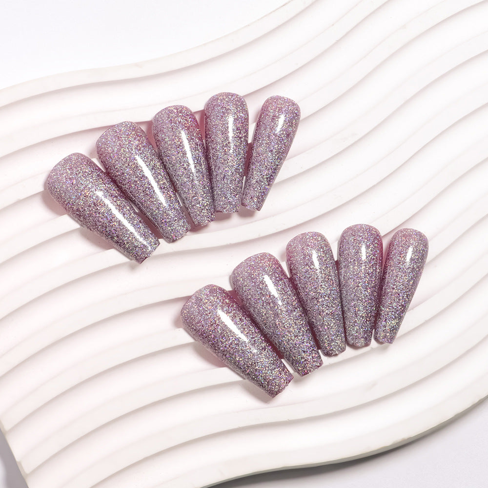 Glamouröse Glitzernd Press-On Nagelspitzen Brehn