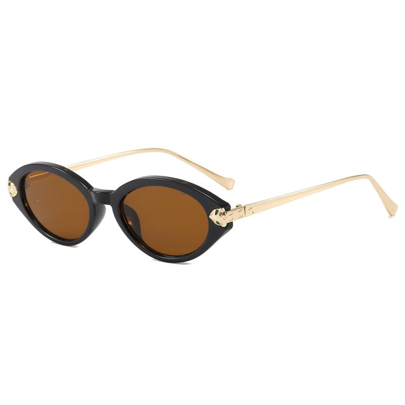Damen elegante Sonnenbrille im markanten hexagonalen Design Brehn