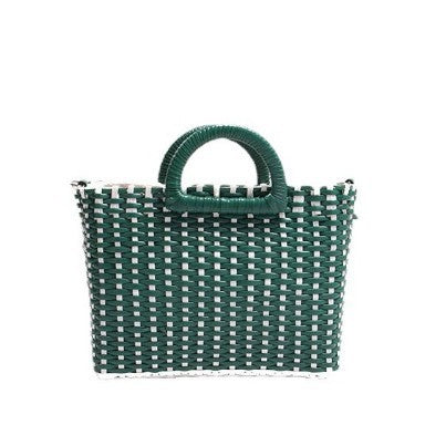 Damen Handtasche im modernen Flecht-Design Brehn