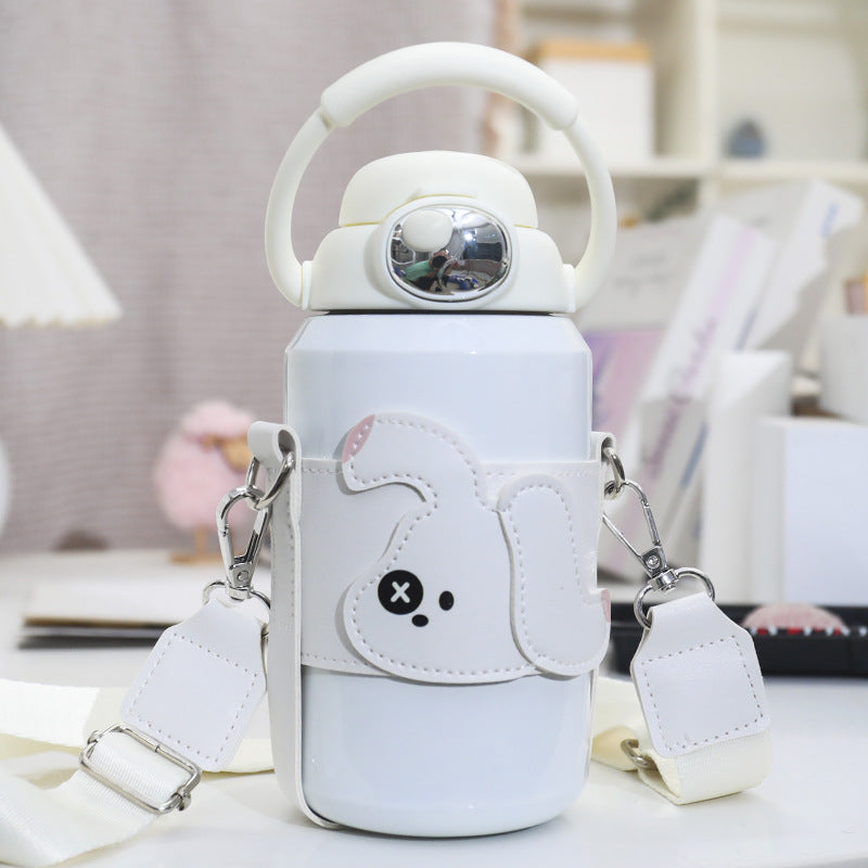Damen Isolierte Trinkflasche mit praktischem Tragesystem und niedlichem Design Brehn