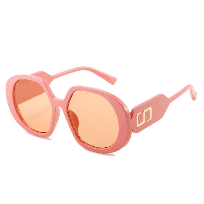 Damen oversized Sonnenbrille mit markantem Rahmen und UV-Schutz Brehn