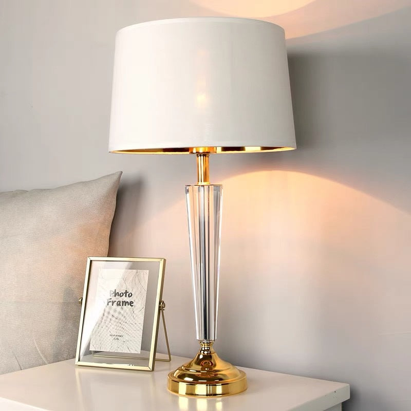 Stylische Kristall-Tischlampe