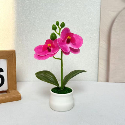 Realistische Künstliche Orchideen Blumenarrangement für Wohnkultur