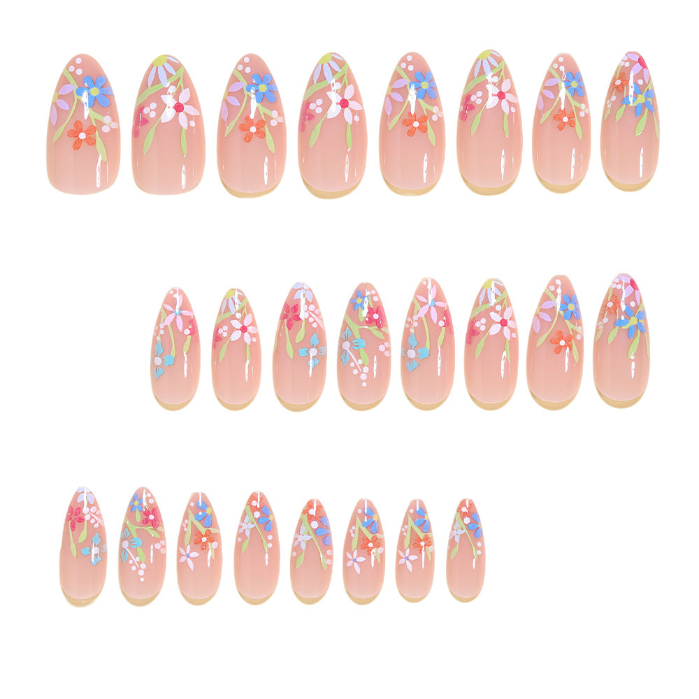 Künstlerisches Floral Nageldesign Kit Brehn