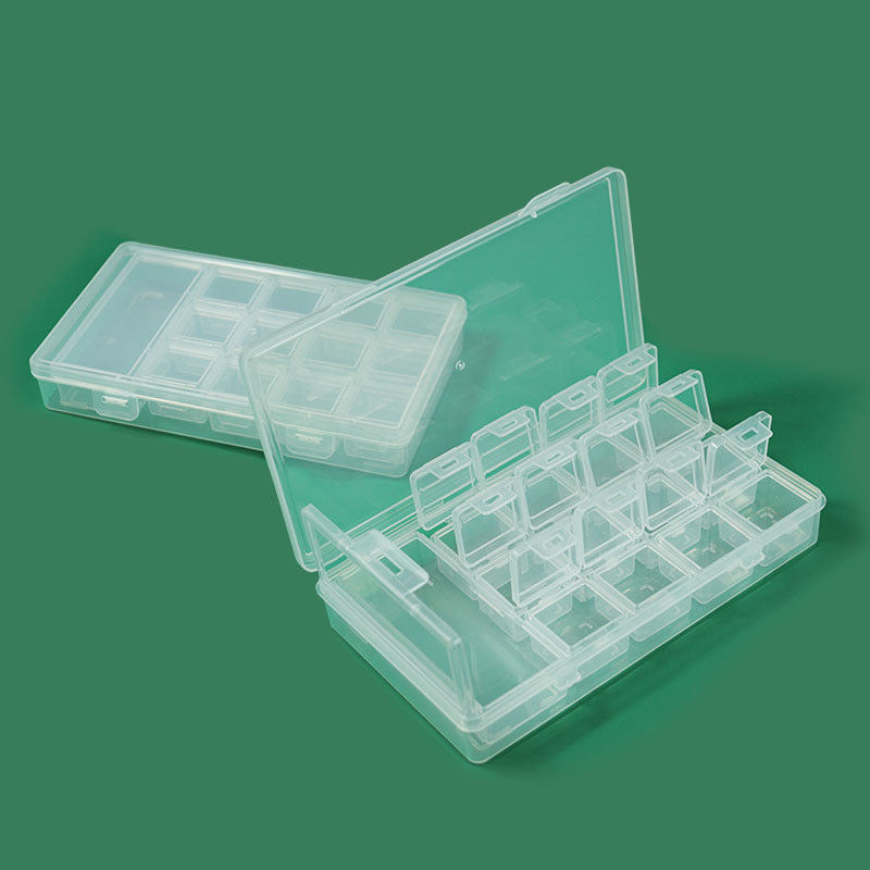 Transparente Mehrfach-Compartment Bastelaufbewahrung Organizer Brehn