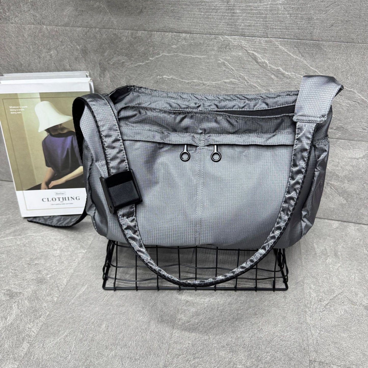 Stylische Mehrfach-Taschen Utility Umhängetasche Brehn